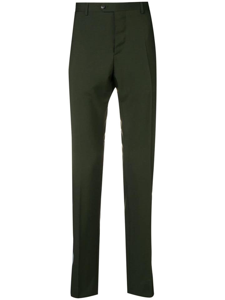 Valentino Side Stripe Trousers - Green