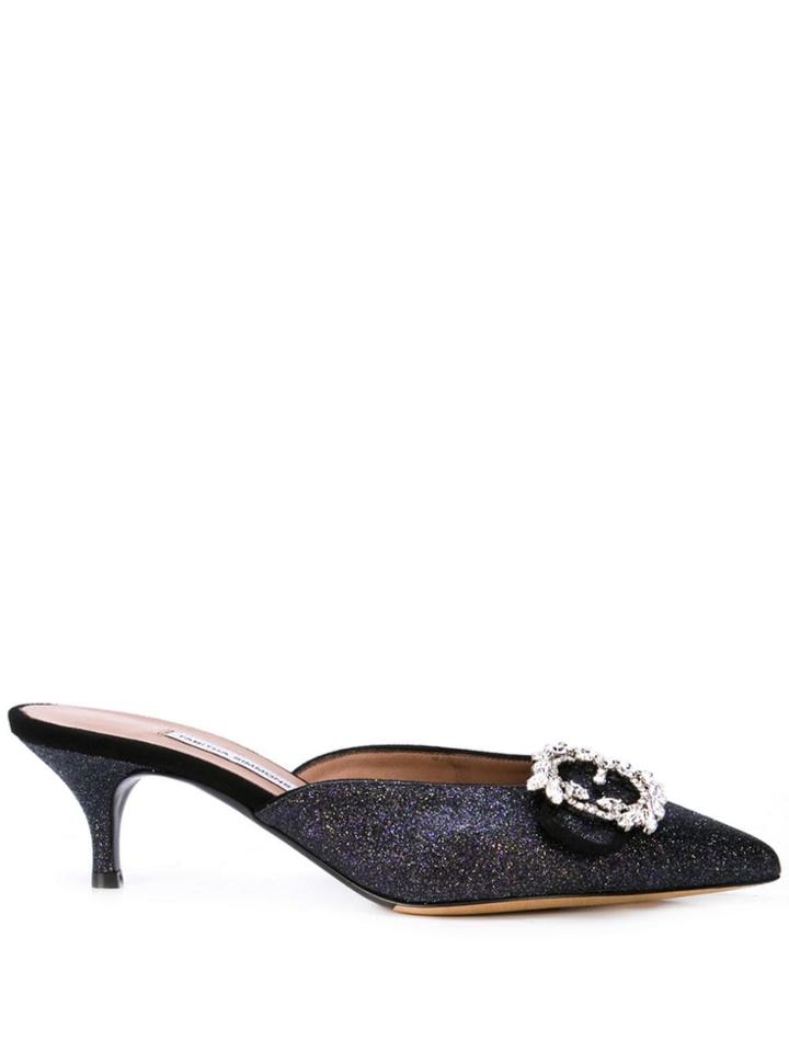 Tabitha Simmons Jolie Mules - Black