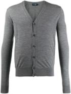 Hackett Slim-fit Knit Cardigan - Grey