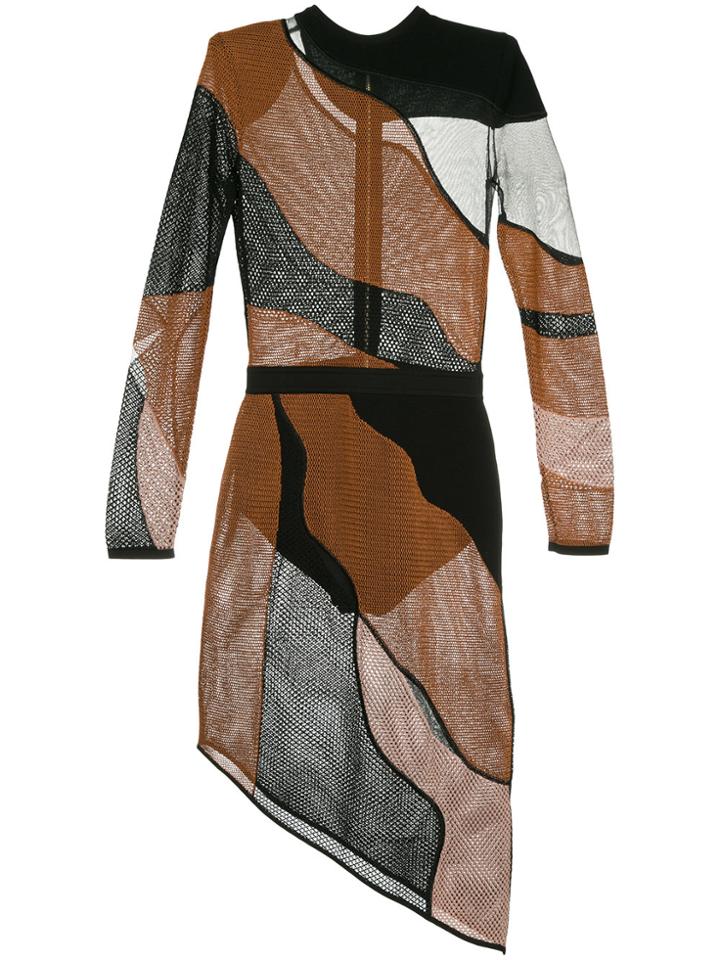 Balmain Stretch Knit Dress - Black