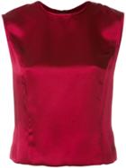 Jean Louis Scherrer Vintage Sleeveless Top - Red