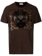Etro Face Print T-shirt - Brown