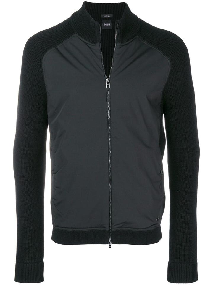Boss Hugo Boss Zip-up Cardigan - Black