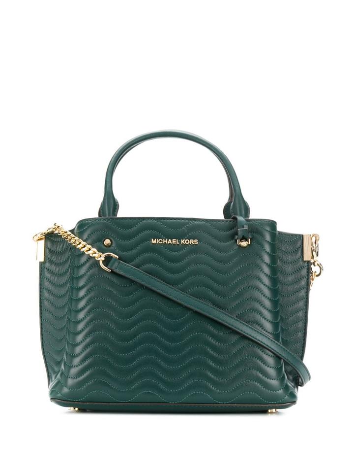 Michael Michael Kors Wave Stitch Tote - Green