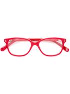Stella Mccartney Kids Rectangular Frame Glasses, Boy's, Red