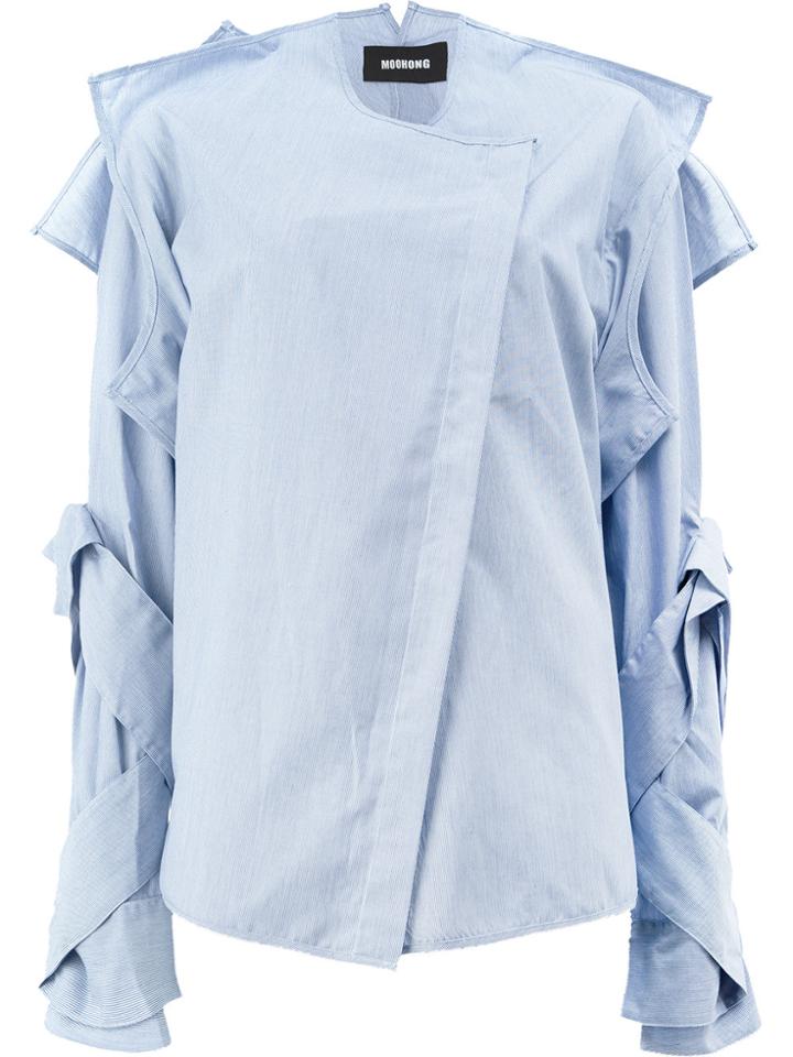 Moohong Deconstructed Shirt - Blue