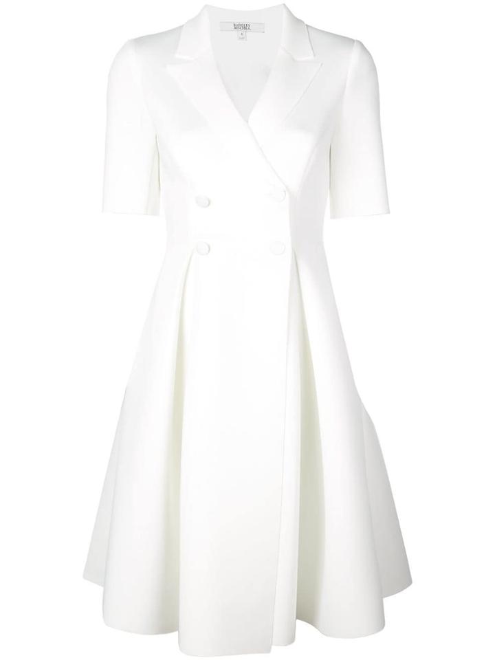 Badgley Mischka Fit-and-flare Cocktail Dress - White