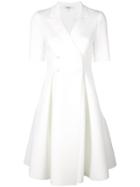 Badgley Mischka Fit-and-flare Cocktail Dress - White