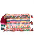 Figue Multi-print Tassel Clutch - Multicolour