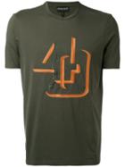 Emporio Armani - Logo Print T-shirt - Men - Cotton - M, Green, Cotton