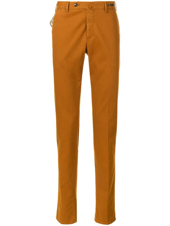 Pt01 Chino Trousers - Yellow & Orange