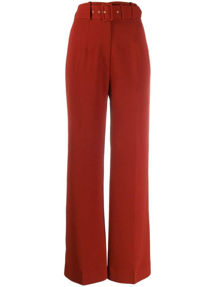 Emilia Wickstead Jana Trousers - Red