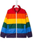 Moncler Kids Teen Rainbow Rainjacket - Red