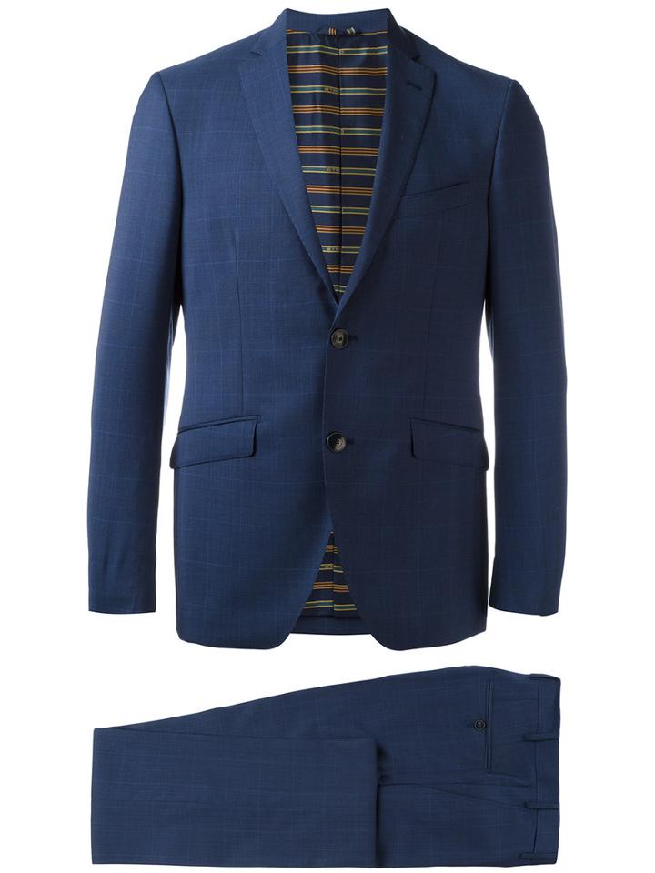 Etro Newmileto Suit, Size: 50, Blue, Wool/polyester/acetate/cupro
