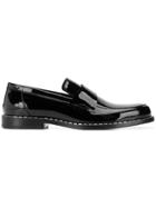 Jimmy Choo Bane Crystal Trim Loafers - Black