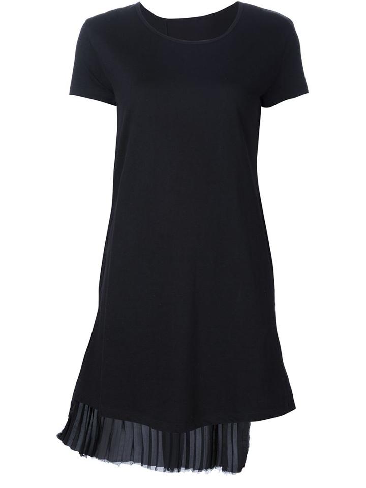 Rta Pleated Panel Dress, Women's, Size: Xs, Black, Cotton