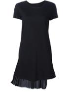 Rta Pleated Panel Dress, Women's, Size: Xs, Black, Cotton