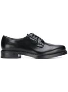 Prada Logo Lace-up Shoes - Black