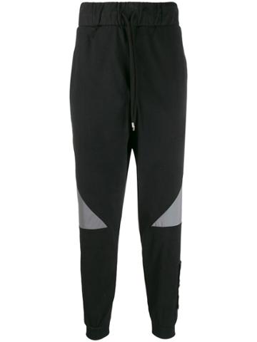 Numero00 Logo Patch Track Pants - Black