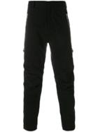 Balmain Zipped Slim Trousers - Black