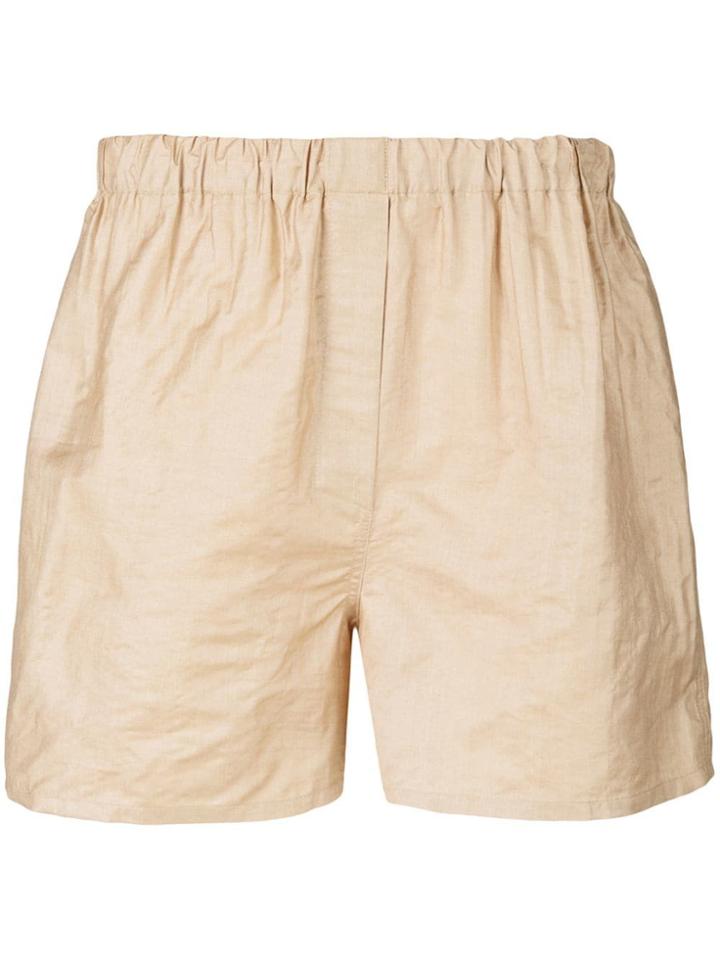 Ludovic De Saint Sernin Classic Slim-fit Shorts - Neutrals