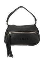 Chanel Pre-owned Tassel Detail Shoulder Bag - Black