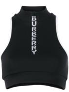 Burberry Cropped Sleeveless Top - Black