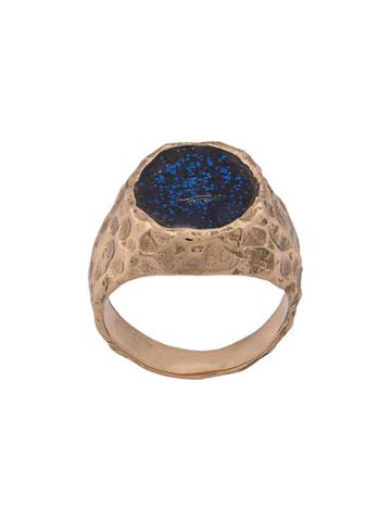 Voodoo Jewels Dented Ring - Blue