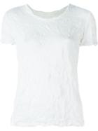 Issey Miyake Cauliflower Crew Neck T-shirt, Women's, White, Polyester