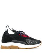 Versace Cross Chainer Sneakers - Black