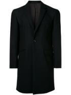 Attachment Tailored Fitted Coat - Black