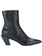 A.f.vandevorst Angled Heel Ankle Boots - Black
