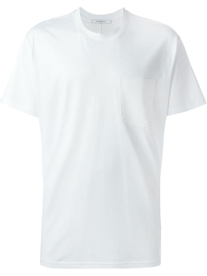 Givenchy Round Neck T-shirt Chest Pock