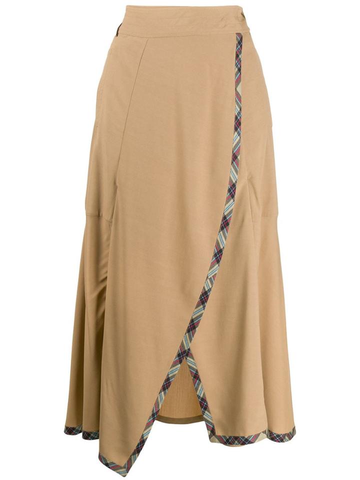 Teija Hame Draped Skirt - Neutrals