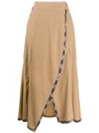 Teija Hame Draped Skirt - Neutrals