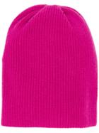 Laneus Cashmere Knit Beanie - Pink
