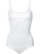 Ulla Johnson Cashmere Ribbed Bodysuit - Grey