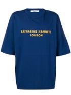 Katharine Hamnett London Logo Print T-shirt - Blue