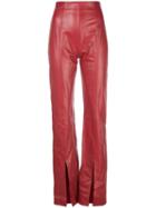 16arlington Split Leg Trousers - Red