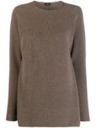 Joseph Ribbed Knit Cashmere Jumper - Brown