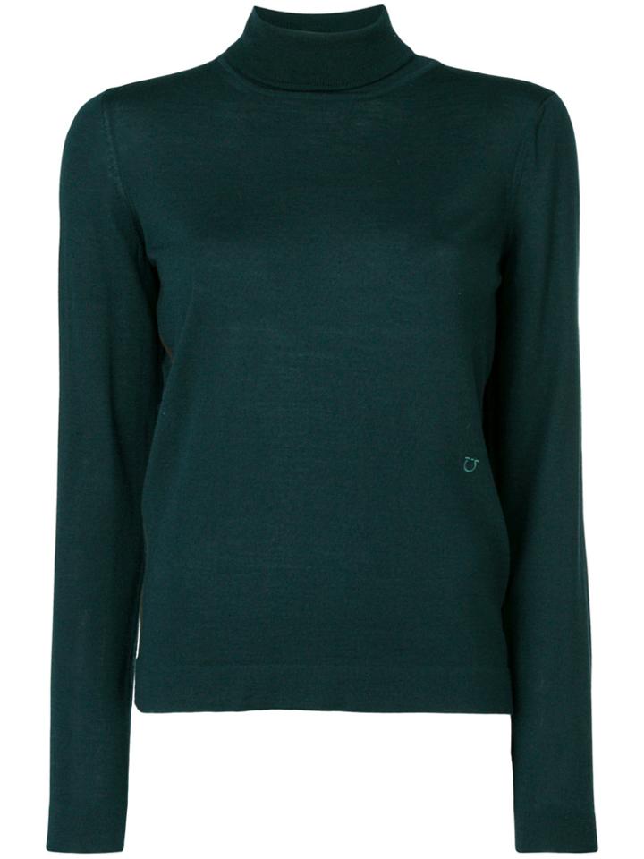 Salvatore Ferragamo Classic Turtleneck Jumper - Green