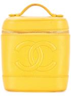 Chanel Vintage Cosmetic Logo Tote - Yellow & Orange