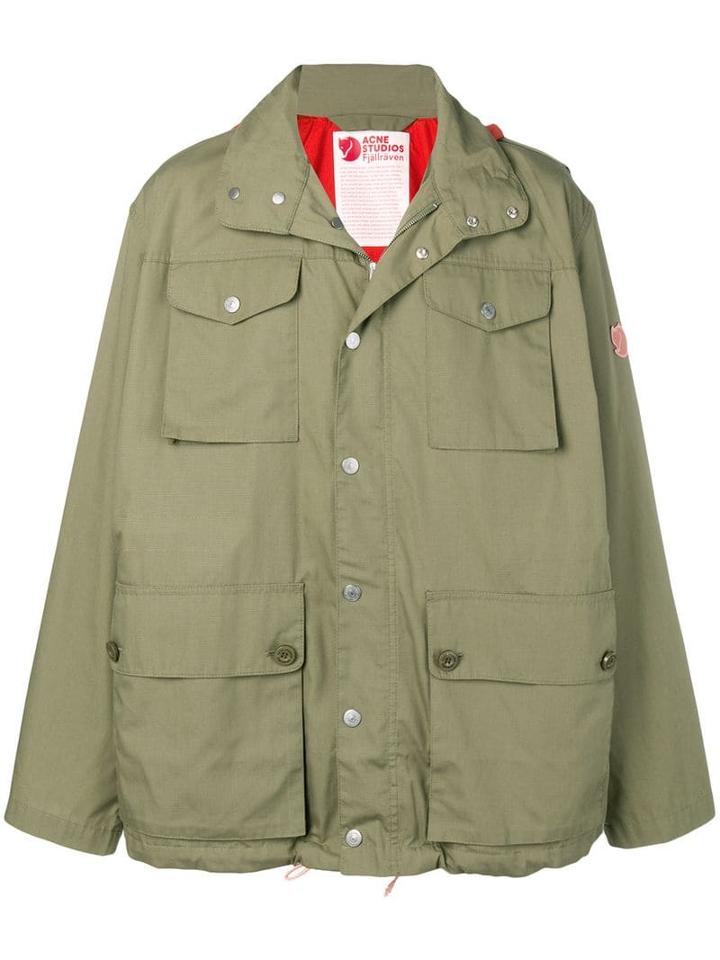 Acne Studios X Fjällräven Oversized Parka - Green