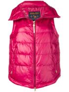 Woolrich Zipped Padded Gilet - Red