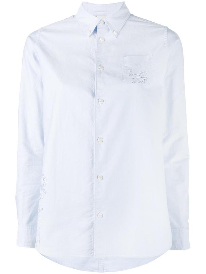 Visvim Hand-painted Shirt, Women's, Size: 1, Blue, Cotton