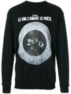 Icosae Printed Sweatshirt - Black