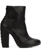 Vic Matie Rear Lace-up Heel Boots