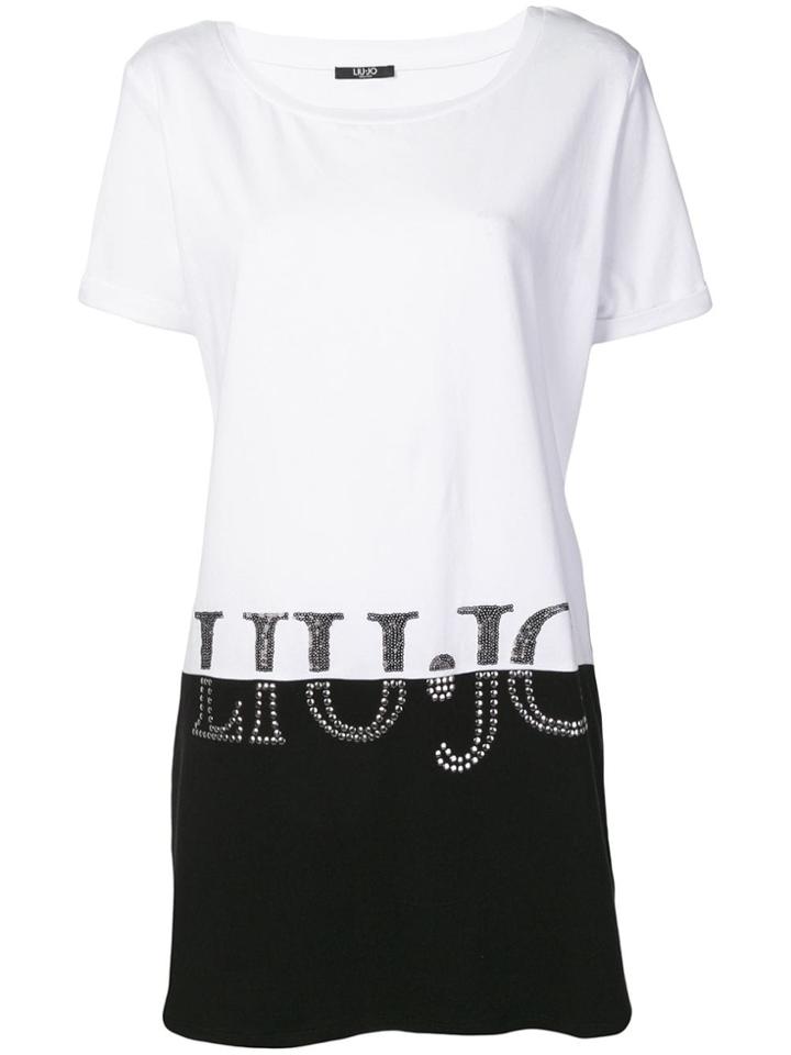 Liu Jo Monochrome Tunic T-shirt - White