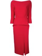 Roland Mouret Ardingly Dress - Red