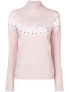 Liu Jo Turtle Neck Pullover - Pink